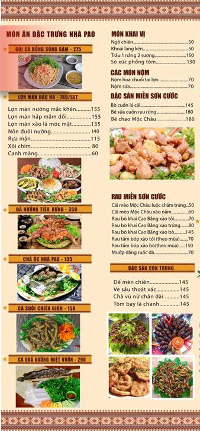 Menu Pao Quán - Trần Thái Tông 1 